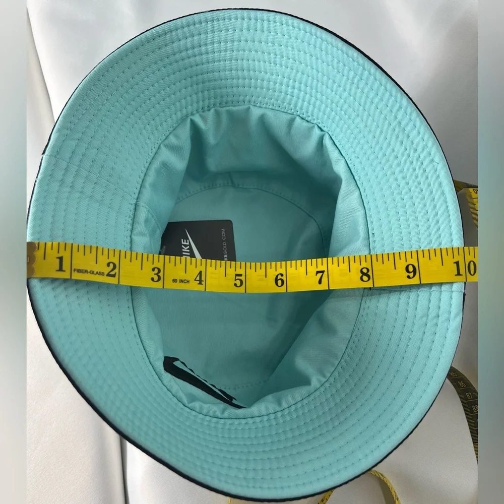 Nike Unisex Apex Futura Reversible Swoosh Bucket Hat in Teal and Black - NWT - Picture 4 of 4